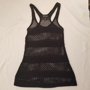 CLOSEOUT Wet Seal Open Knit Racerback Tank Top Sz XS